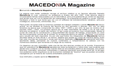Desktop Screenshot of macedoniamagazine.frodrig.com