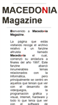 Mobile Screenshot of macedoniamagazine.frodrig.com