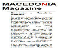 Tablet Screenshot of macedoniamagazine.frodrig.com